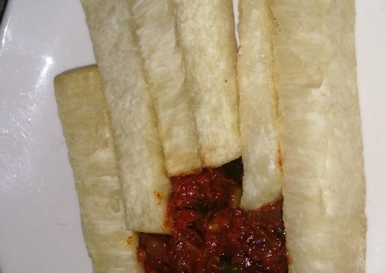 Muna's perfectly fried yam ❤️