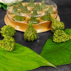 Pan flavoured Modak A picture of Pan flavoured Modak.