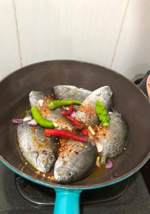 Hình của món Cá dìa kho nước.