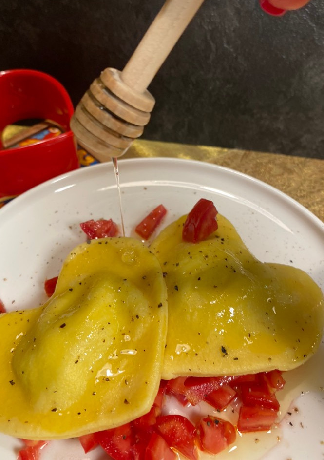 Foto di Cuori al miele di tartufo e ricotta