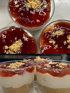 Φωτογραφία της συνταγής Ατομικά cheesecake *πιο υγιεινά
