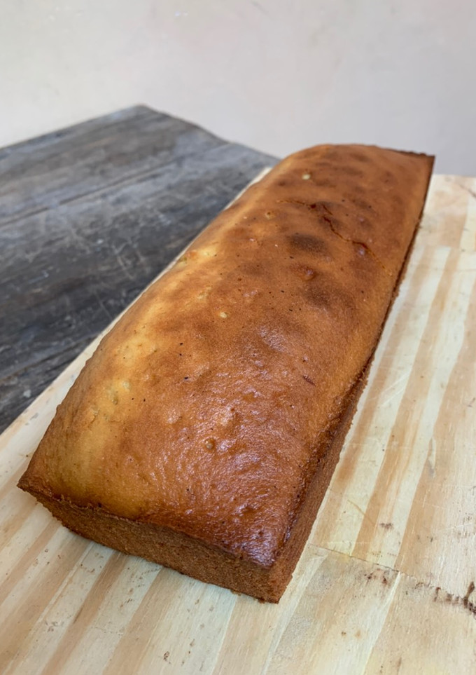 Una foto de Budín de naranja y dulce de leche