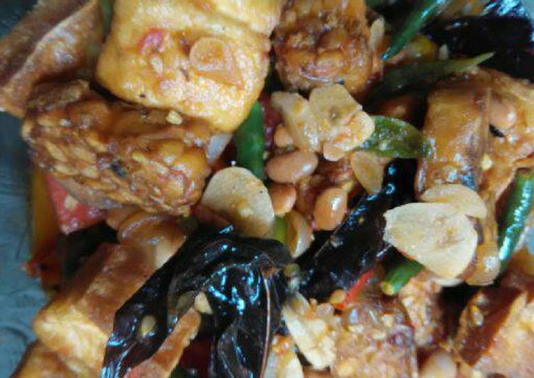 Tauco tahu tempe pedas