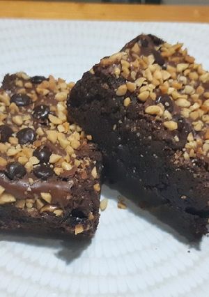 Foto resep Fudgy brownies shiny crust