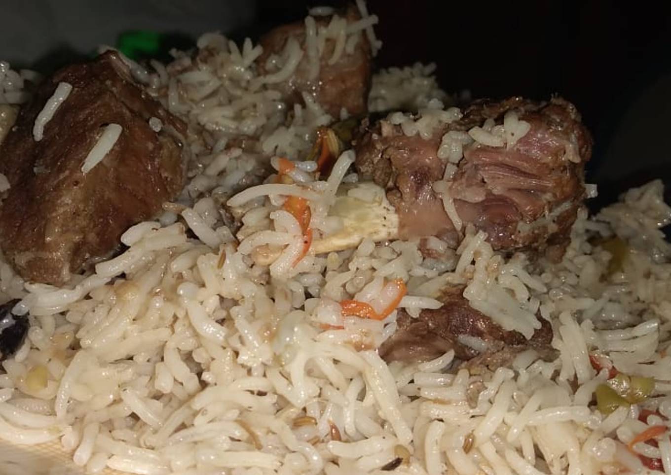 Beef yakhni pulao