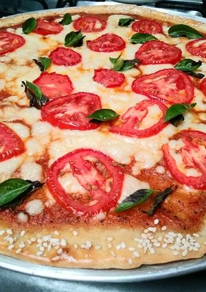 Una foto de Pizza