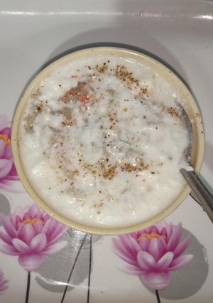 A picture of Bottle gourd (giya) raita.