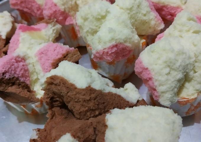 Resep Bolu kukus mekar all in one method, Bikin Ngiler