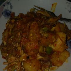 Chicken Salad Yam porridge A picture of Chicken Salad Yam porridge.