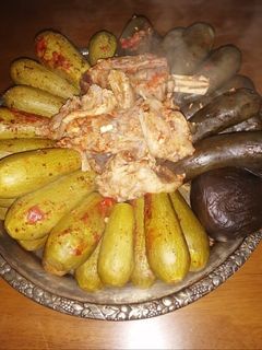 صورة لوصفة محشي كوسا وباذنجان