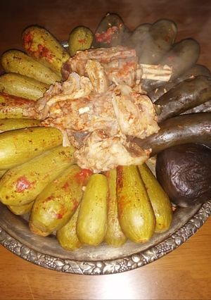 صورة لوصفة محشي كوسا وباذنجان