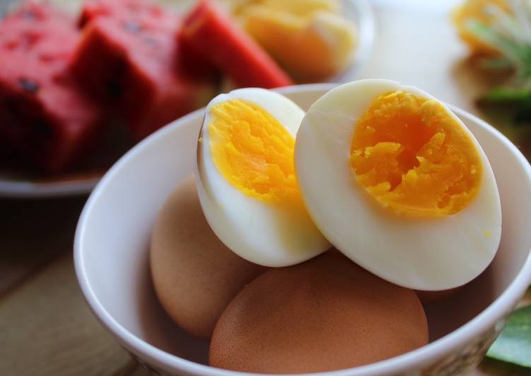 Bagaimana Membuat Menu diet telur rebus 6 menit, Enak Banget