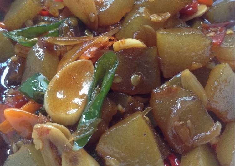 Tumis kikil kecap