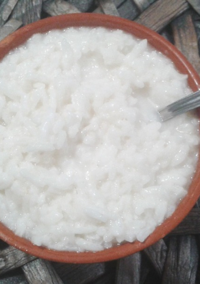 Una foto de Arroz con leche de coco sin azúcar