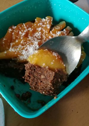 Una foto de Budín de avena y ciruelas (en microondas) DMA/F3