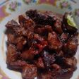 Kambing goreng manis