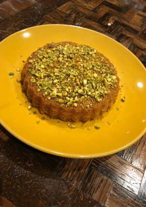 صورة لوصفة كنافة بقوالب التارت الصغيرة