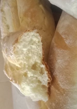 صورة لوصفة خبز الباغيت الهش