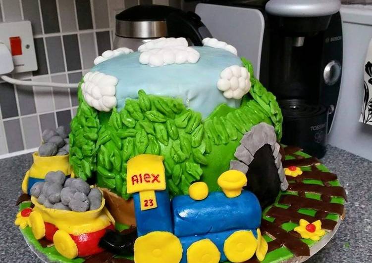 Recipe of Award-winning Train Cake