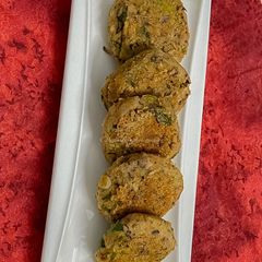 A picture of Lobia Kabab.