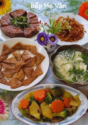 Hình của món Mâm cơm chay 04.
