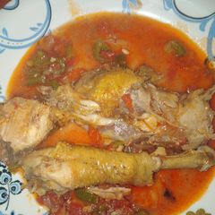 A picture of Kienyeji chicken stew #festivecontest Kakamega.