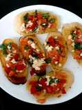My Garlic bread Brushetta Snack 💛
