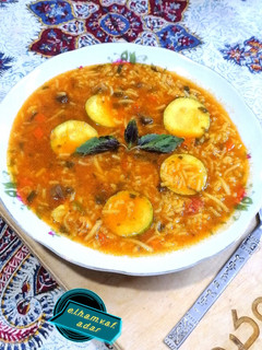 عکسی از دستور سوپ کدو سبز