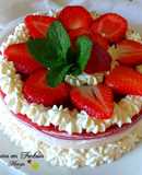 Cheesecake semplice alle fragole