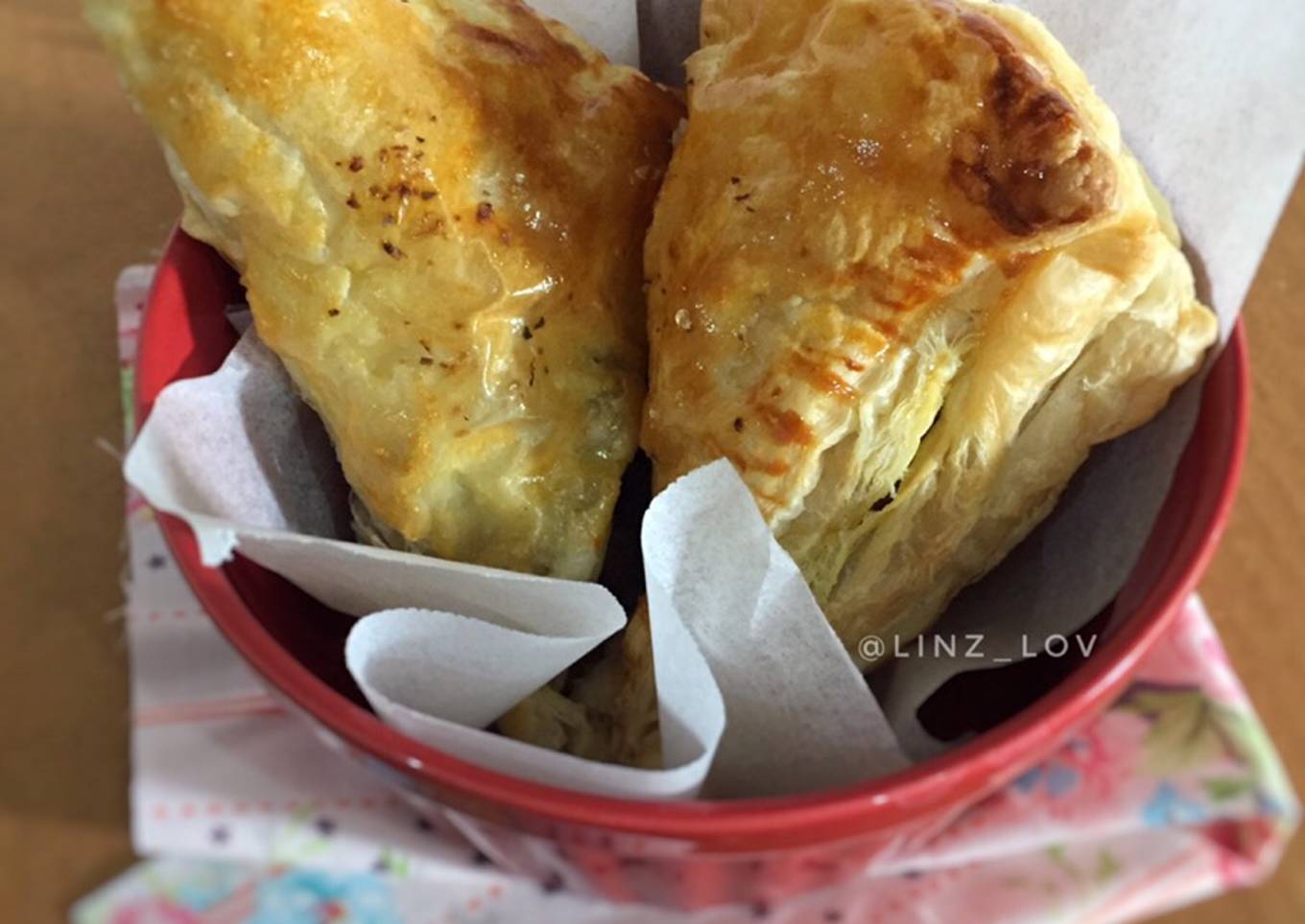 Curry Puff Pastry - Puff isi kari - ide bekal anak sekolah - cemilan enak mudah cepat