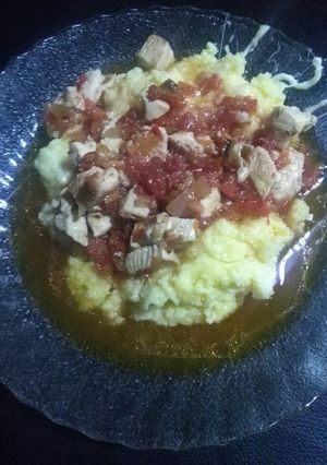 Una foto de Riquísima polenta apta para deabeticos