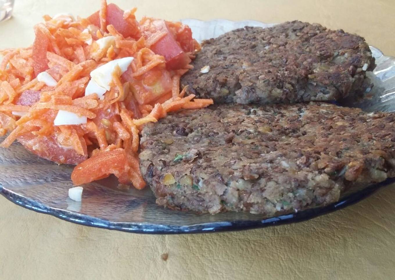 Hamburguesa de lentejas