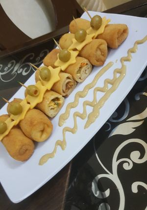 صورة لوصفة كريب مالح مقلي لعيووونكم الحلوة😍😍