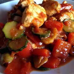 A picture of Lisa's Ratatouille.