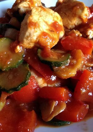 A picture of Lisa's Ratatouille.