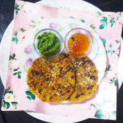 A picture of Millet Moringa tikki.