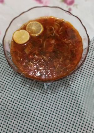 عکسی از دستور سوپ ورمیشل (غذای آبکی)