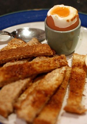 A picture of Egg And Soldiers.
