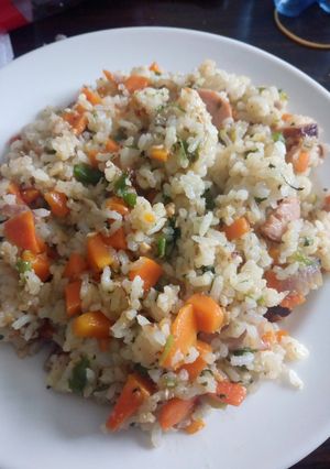 A picture of Seasoned Fried rice.