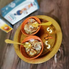 A picture of Baked Rasgulla.