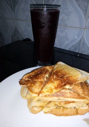 Toasted bread ainihin hoton girkin