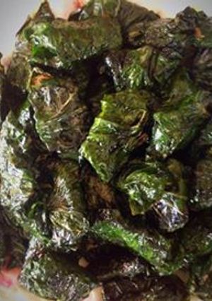 Hình của món Chả lá lốt.
