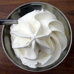 A picture of Awsome whipped cream ever.