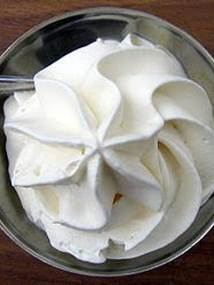 A picture of Awsome whipped cream ever.