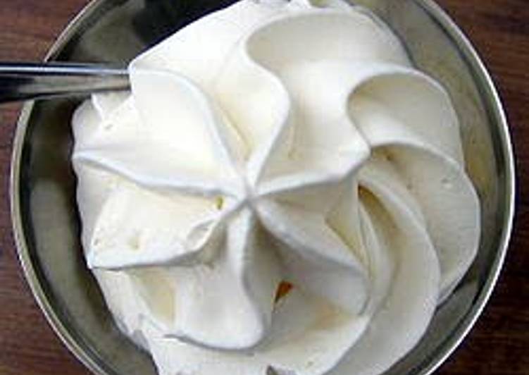 Recipe of Perfect Awsome whipped cream ever
