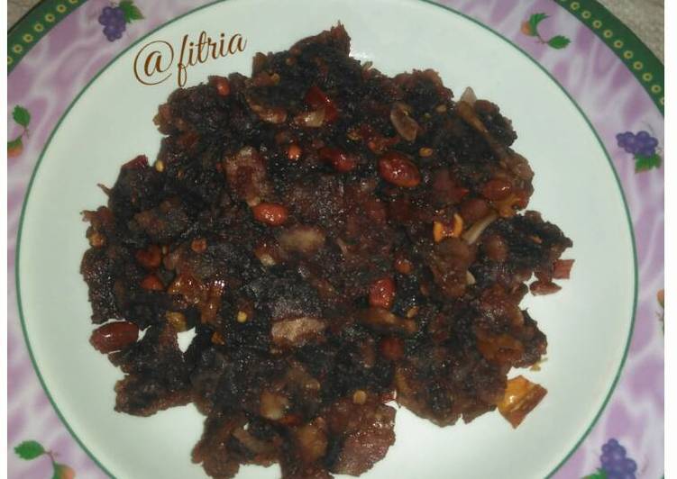 Sambel goreng ubi ungu