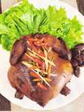 Chinese Steamed Chickenwith almonds, ginger & cinnamon
