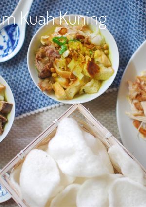Foto resep Bubur Ayam Kuah Kuning
