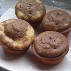 Una foto de Muffins mármol