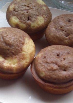 Una foto de Muffins mármol